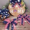 Patriotic Ribbon for Crafts, Wreath, 4th of July Ribbon 2-1/2 Inch Total 90 Feets(30 Yards)